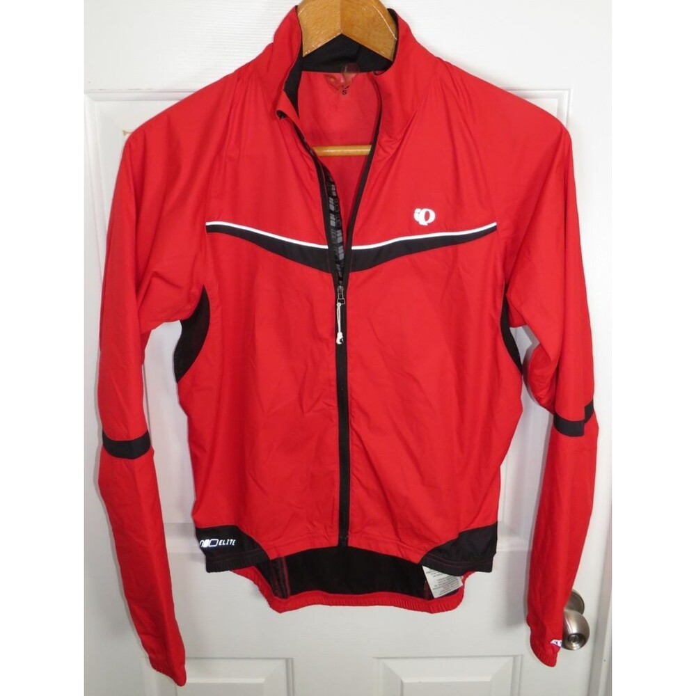 Pearl Izumi Elite Barrier Jacket Full Zip Red/Black Men's Size XS